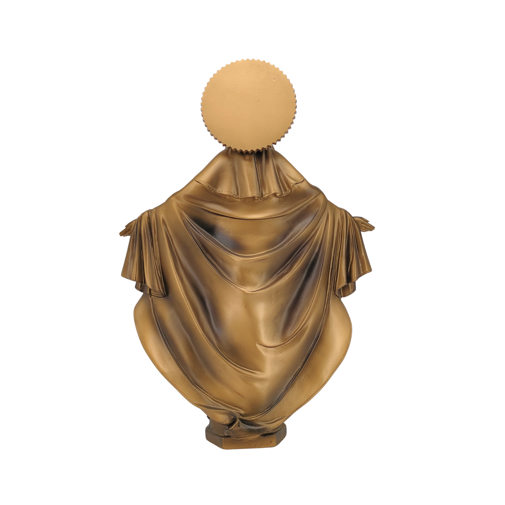Virgin Mary Immaculate Ornamental Statue Figurine - Hand Painted Resin - Large (30cm)