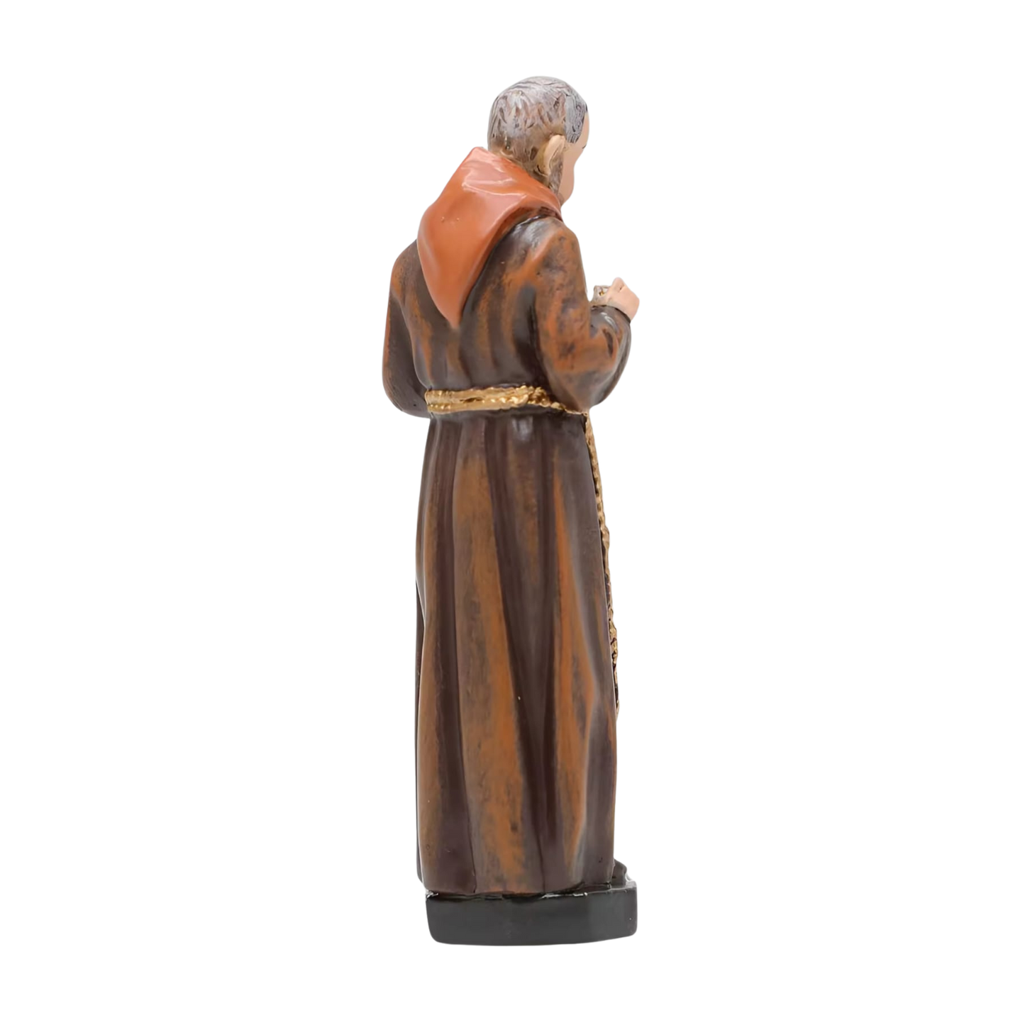 St. Pio Ornamental Statue Figurine - Hand Painted Resin - Small (8cm)