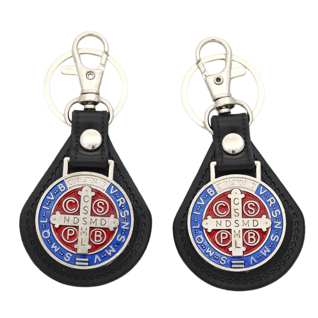 Catholic St. Benedict Keychain