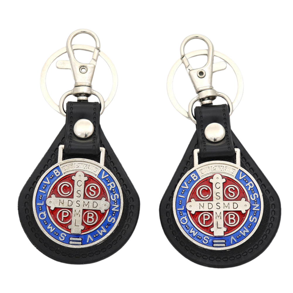 Catholic St. Benedict Keychain