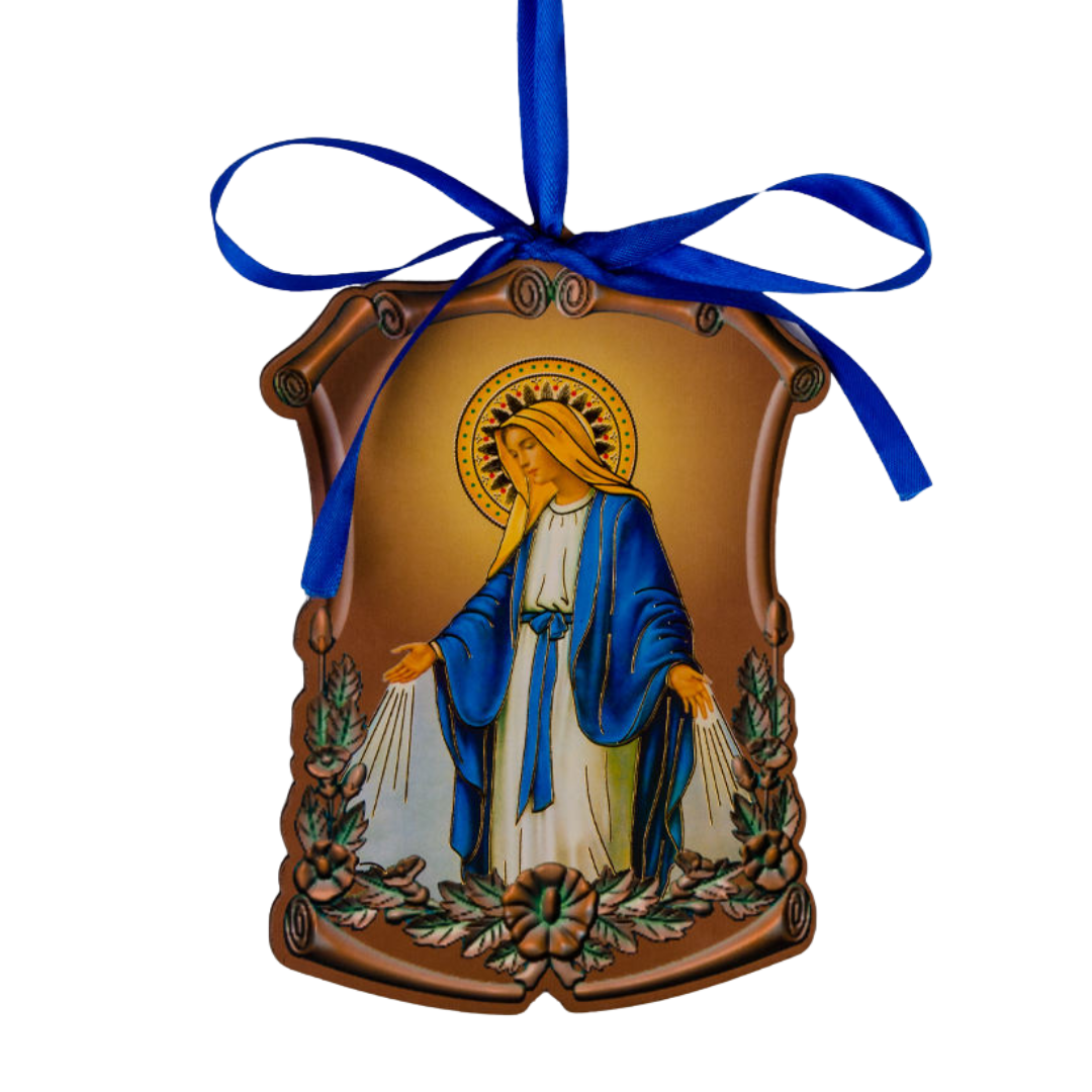 Our Lady of Grace Wooden Icon