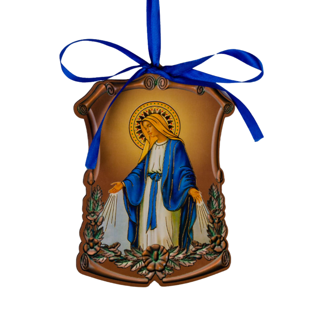 Our Lady of Grace Wooden Icon