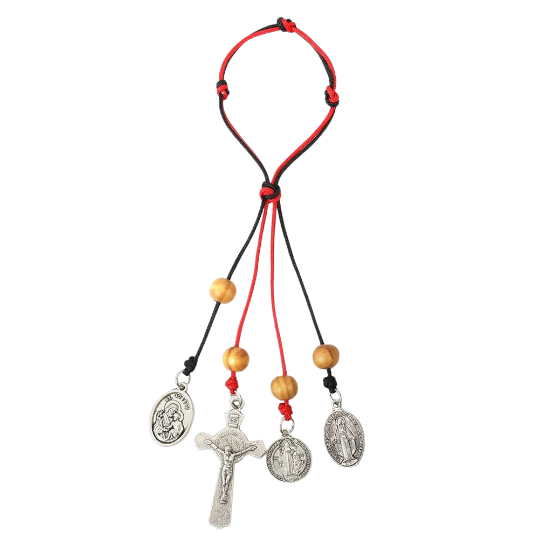 Saint Benedict Door Hanger with Saints Medals and Crucifix