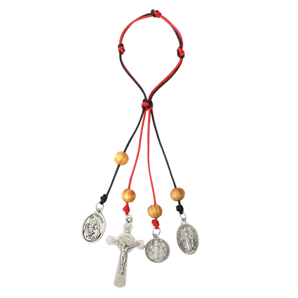 Saint Benedict Door Hanger with Saints Medals and Crucifix