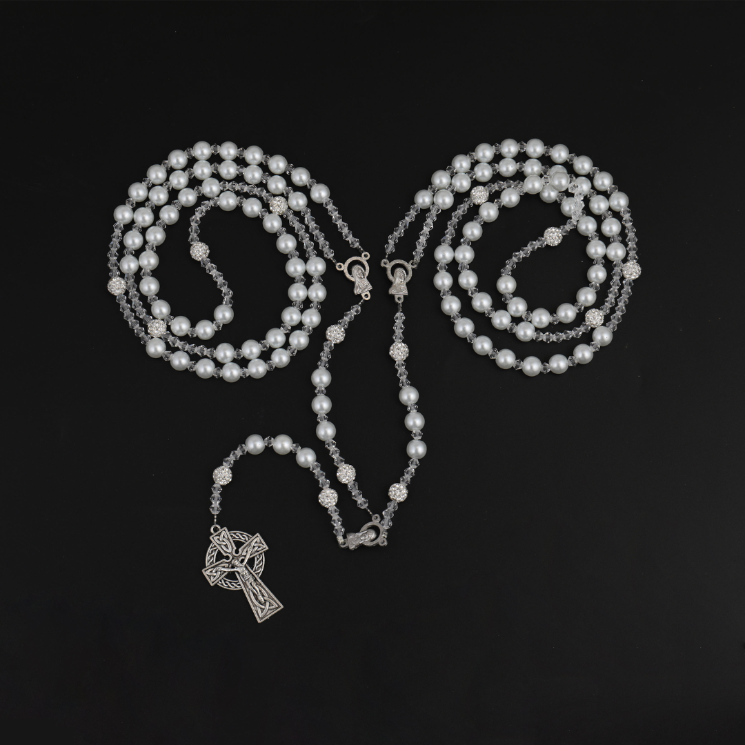 Clear Wedding Lasso Rosary