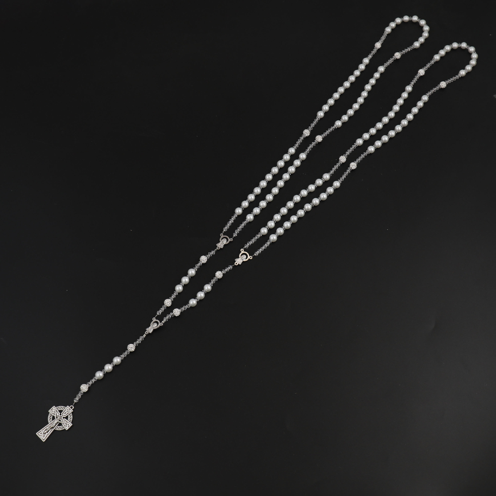 Clear Wedding Lasso Rosary