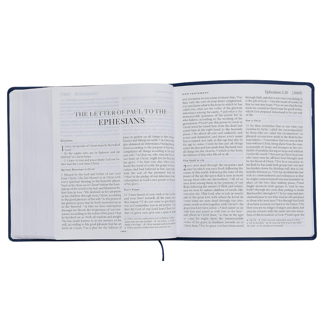 NRSV XL Catholic Edition (Navy) Bible Large Print