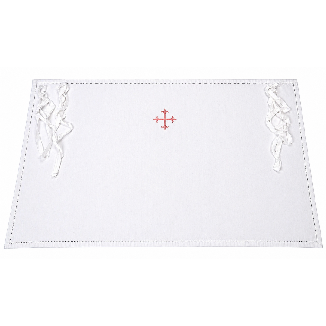 Rectangle wrap Amice with ties (2 Colors available)