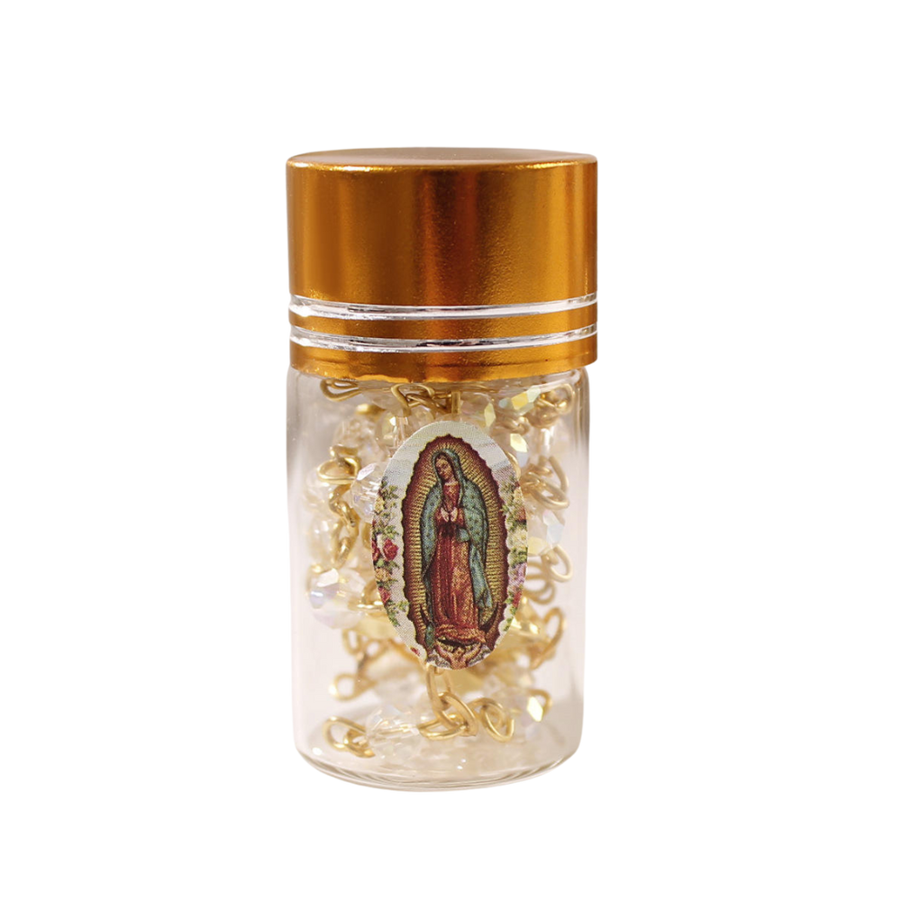 Gold Rosary with Bottle