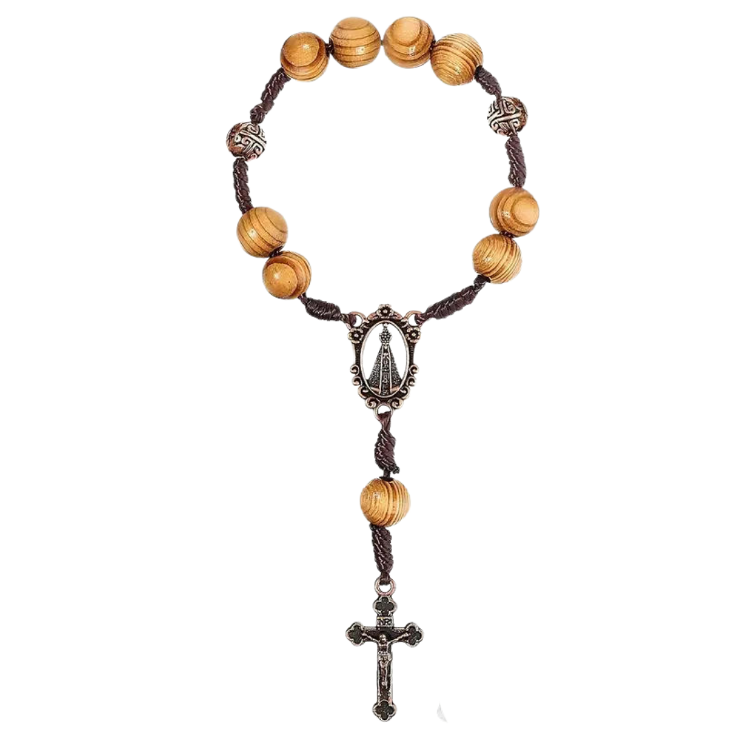 Wooden Beads Rosary Bracelet