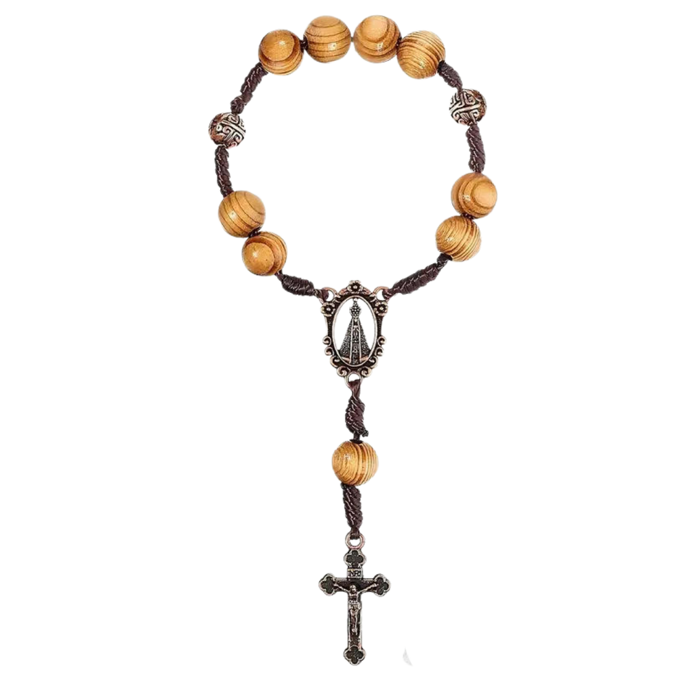 Wooden Beads Rosary Bracelet