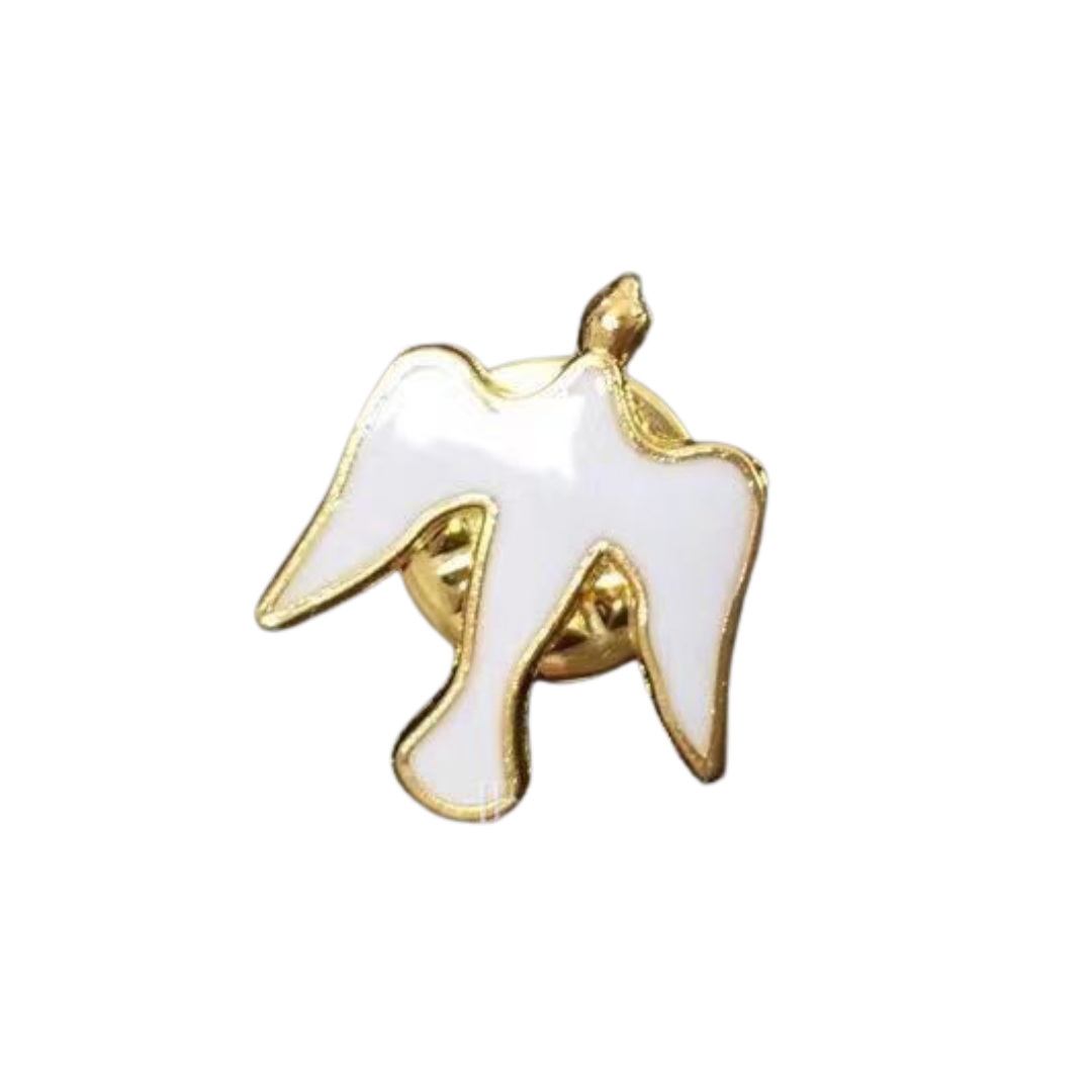 White Dove Brooch – Symbol of Peace