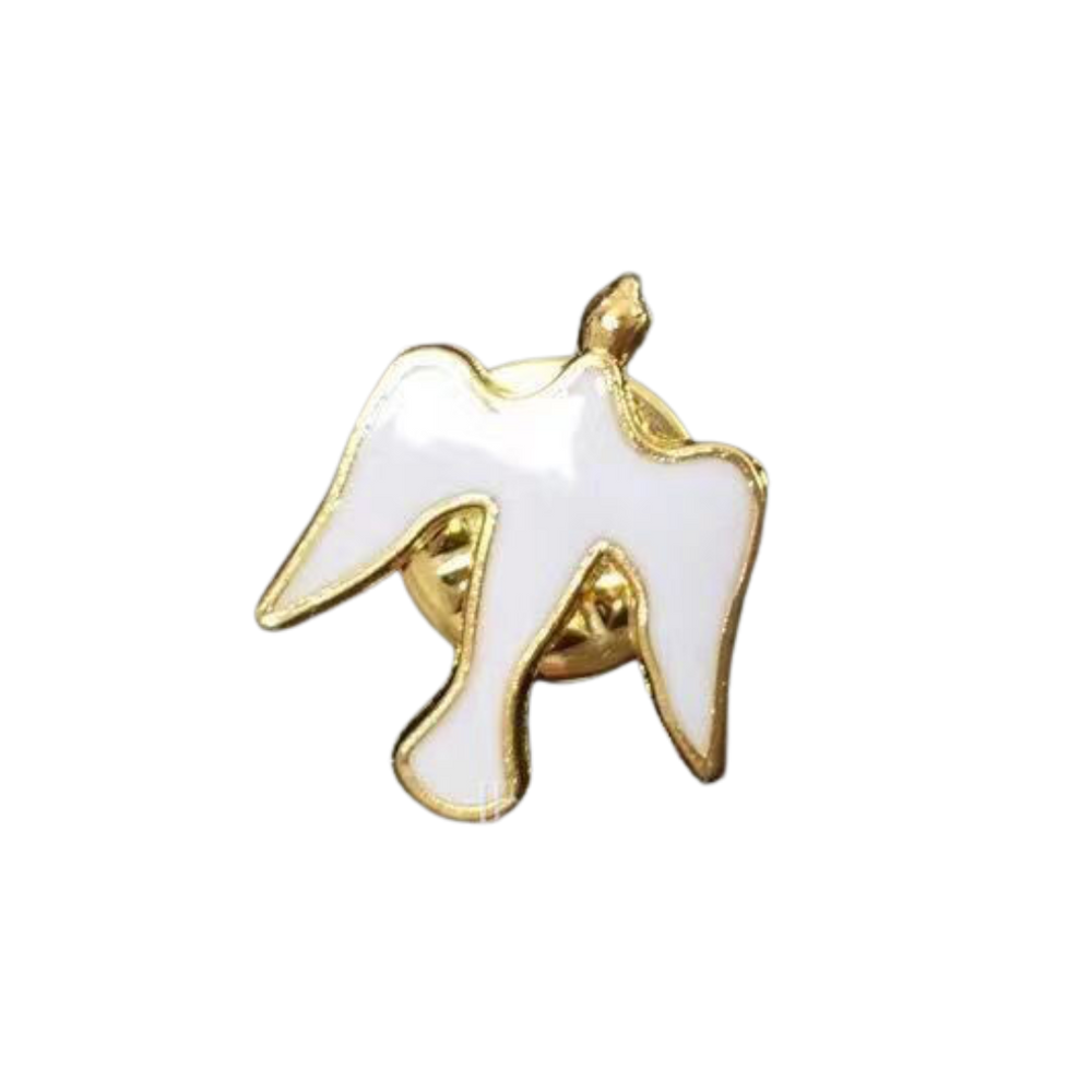 White Dove Brooch – Symbol of Peace