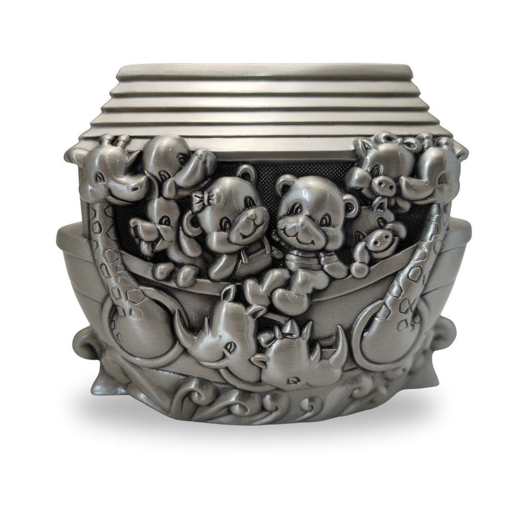 Noah's Ark Metal Money Box (Zinc Alloy) - Special Occasion Gift for Devoted Kids