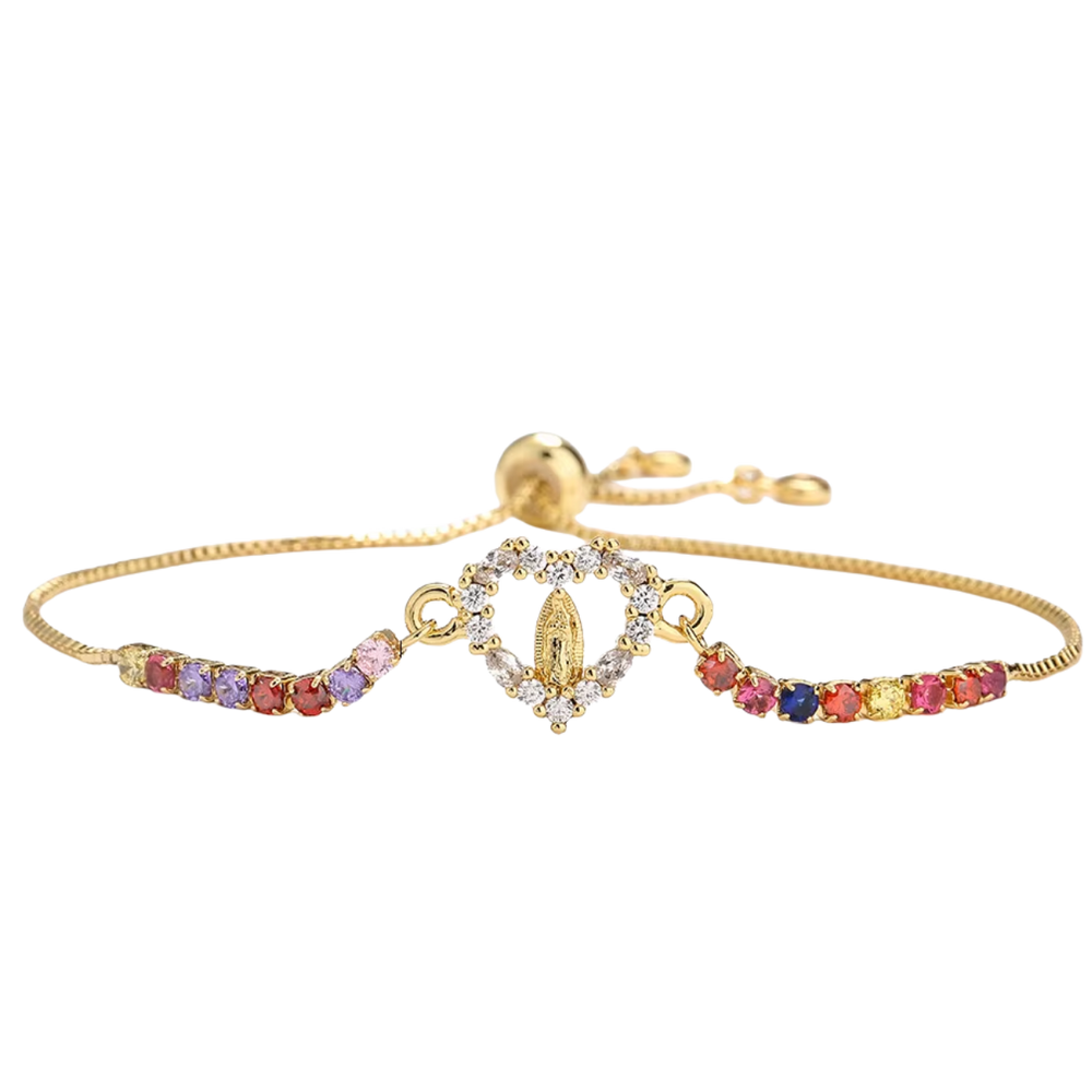 Our Lady of Guadalupe Heart Bracelet