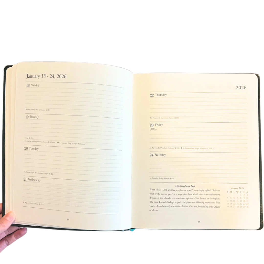 2026 Professional Liturgical Planner