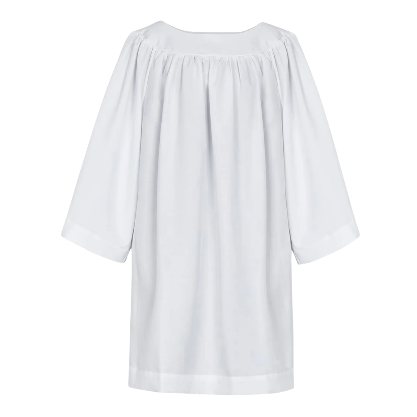 Surplice: Basic white server surplice - Round Neckline (4 Sizes Available)