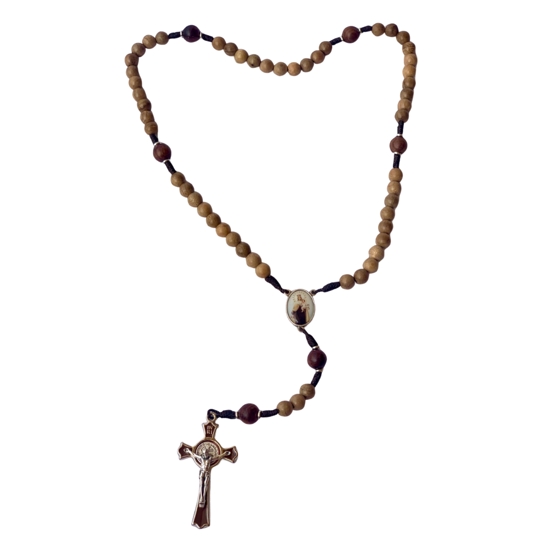 Our Lady of Mt Carmel Rosary with Crucifix – Australian Made (45cm Length)