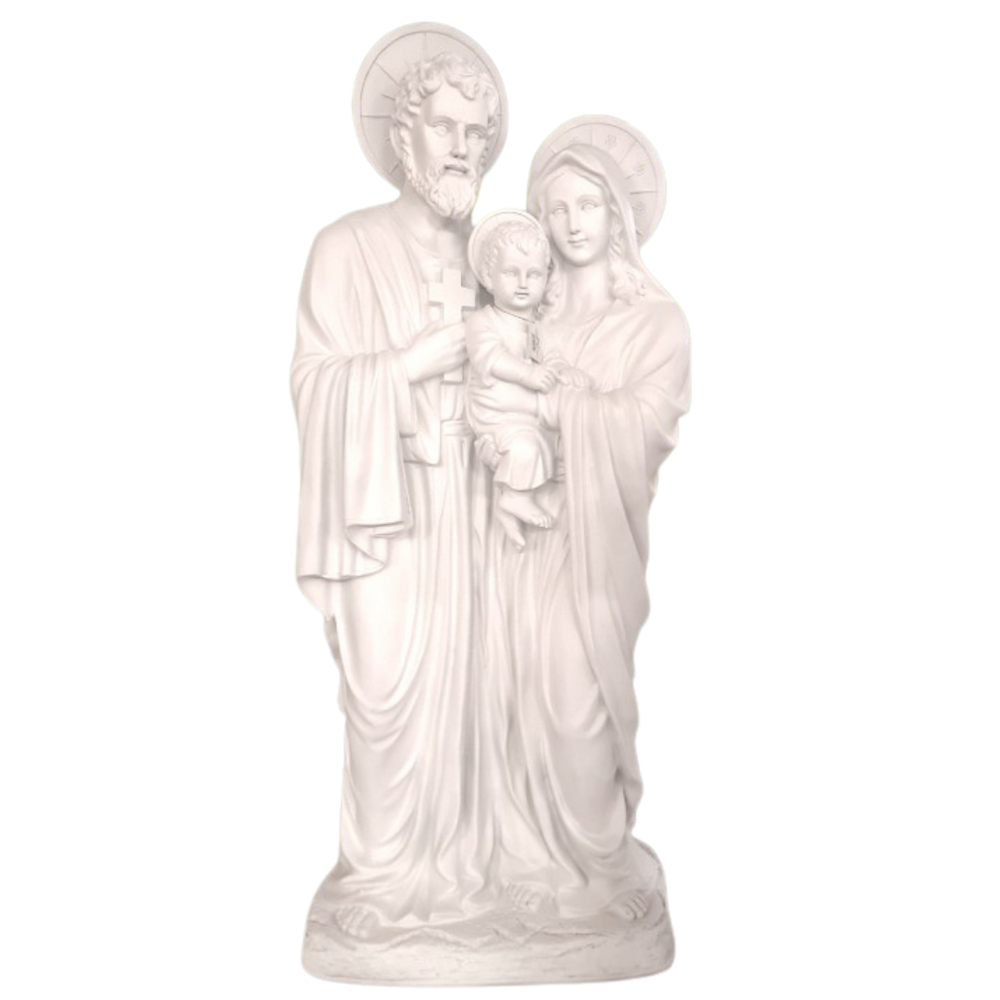 Holy Family White - Medium Garden Statue - 82cm