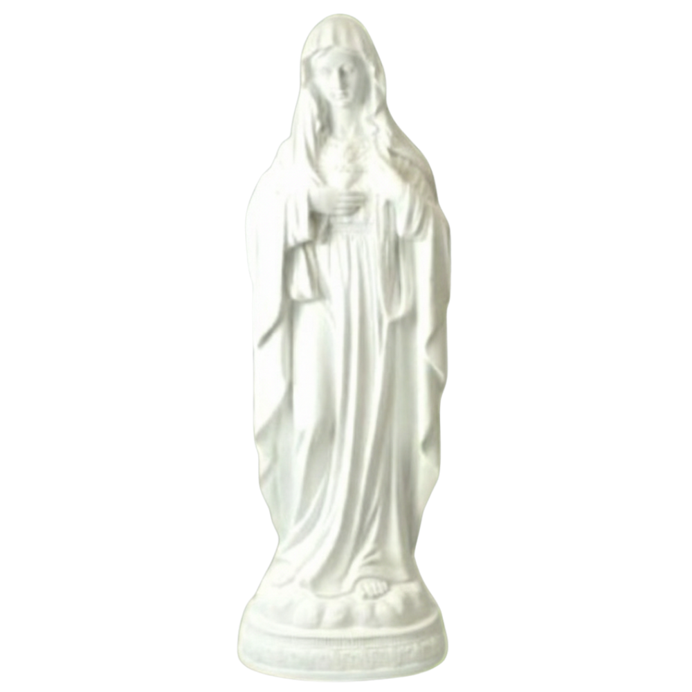 Immaculate Heart White - Medium Garden Statue - 82cm