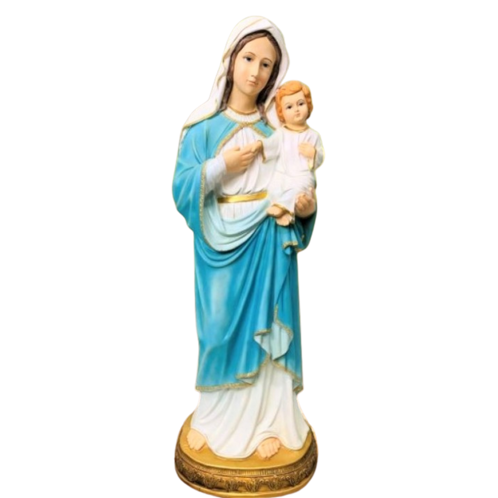 Mother Mary and Child Jesus - Large Garden Statue - 105cm