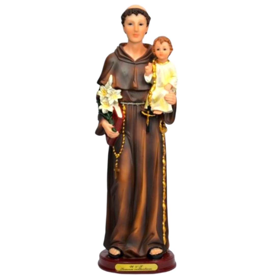 St Anthony Resin Statue Figure - 30cm