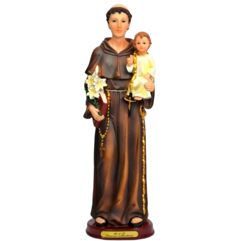 St Anthony Resin Statue Figure - 30cm
