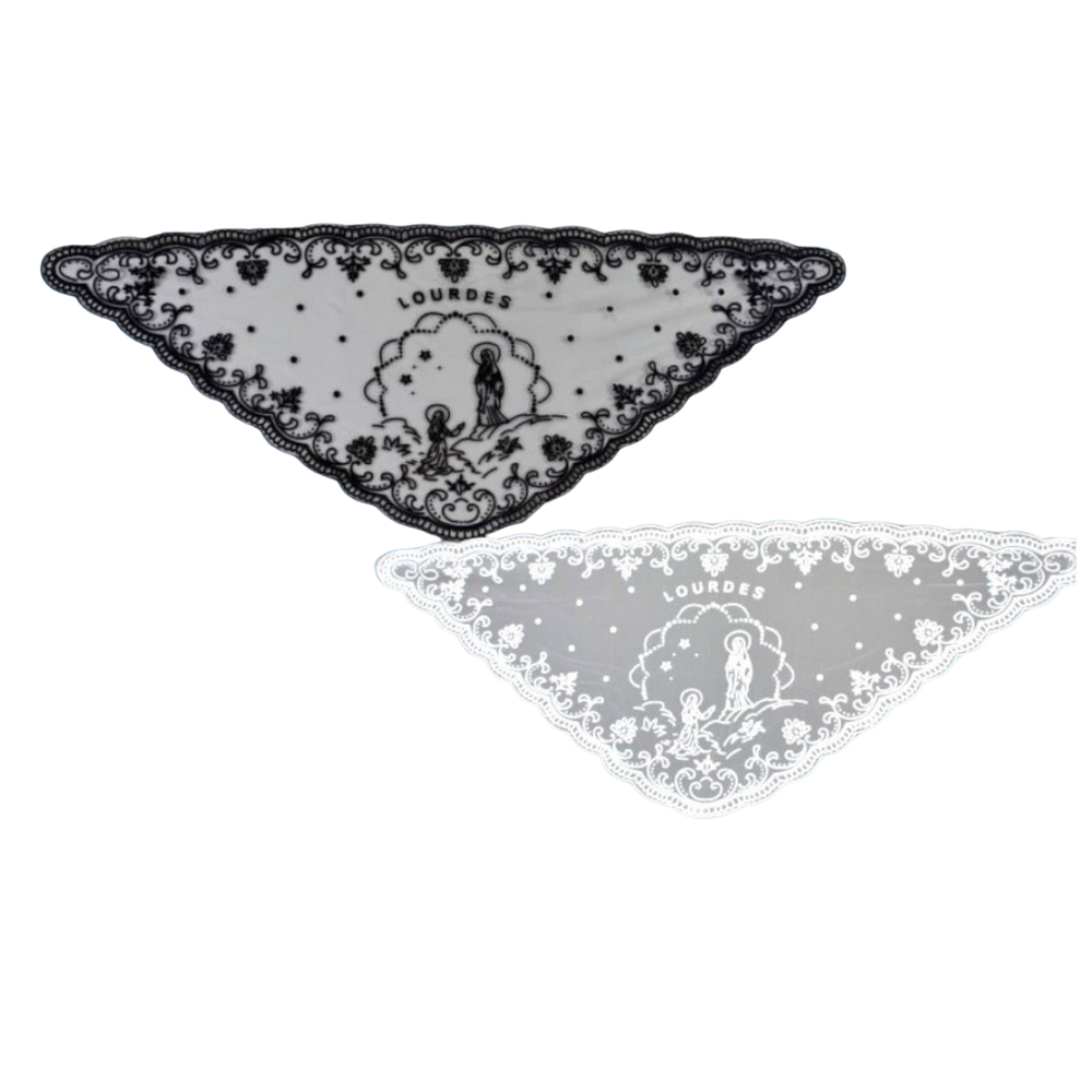 Our Lady of Lourdes - Mantilla (2 Color Available)