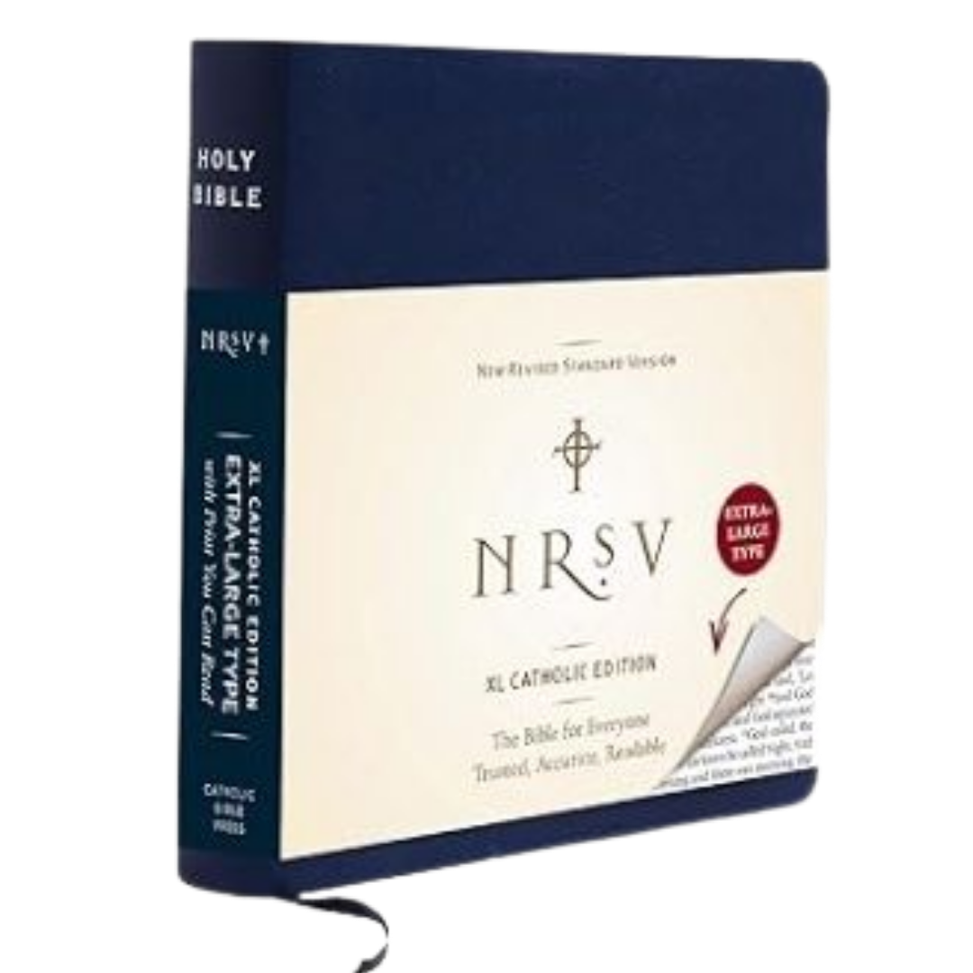 NRSV XL Catholic Edition (Navy) Bible Large Print
