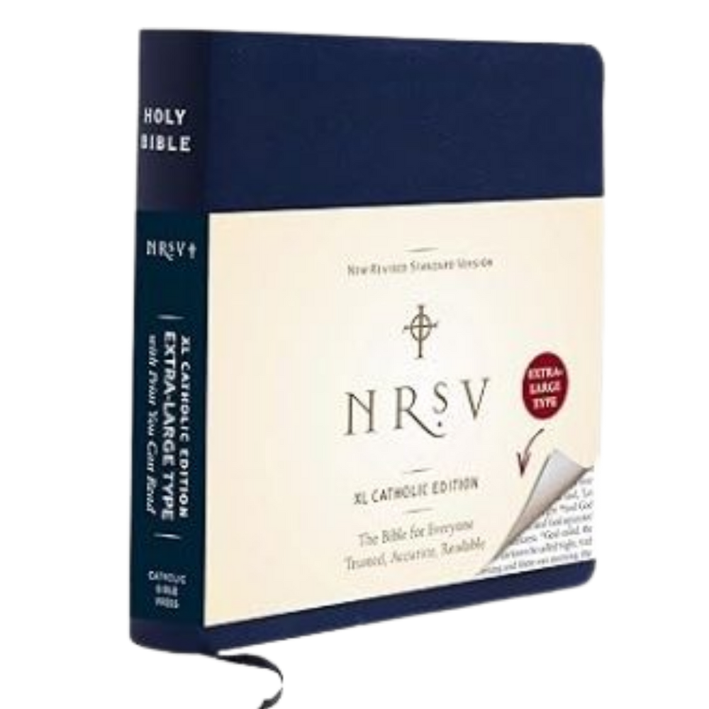 NRSV XL Catholic Edition (Navy) Bible Large Print