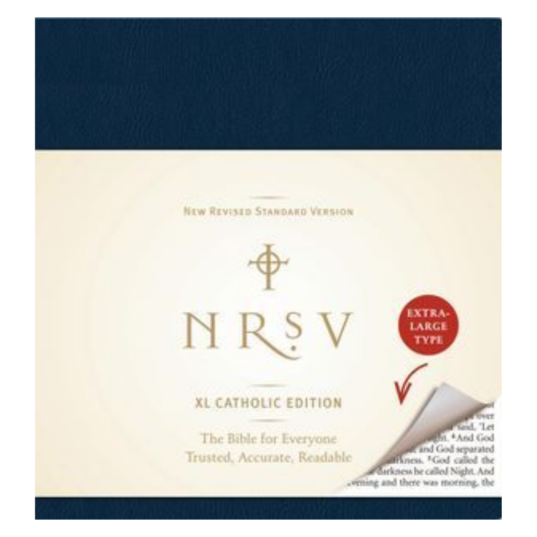 NRSV XL Catholic Edition (Navy) Bible Large Print