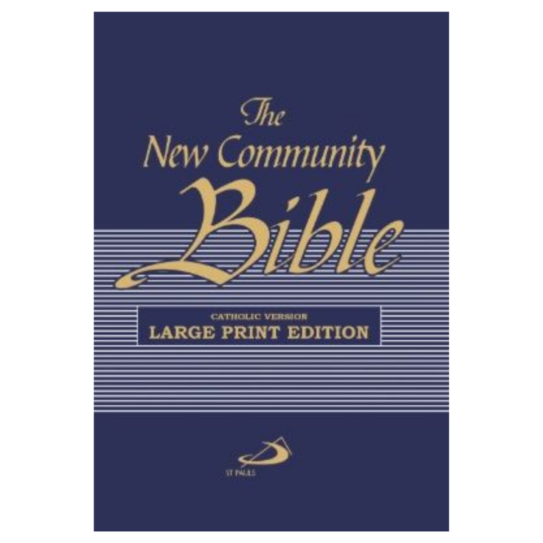 New Community Bible Large Print Edition- Blue