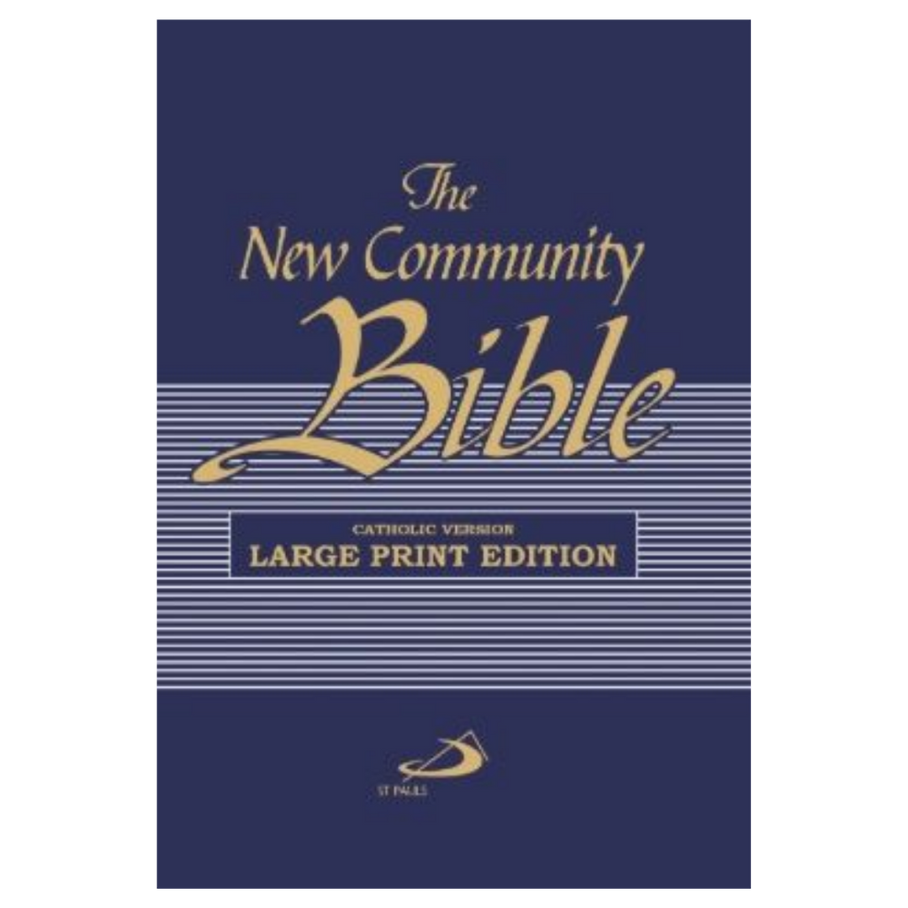 New Community Bible Large Print Edition- Blue