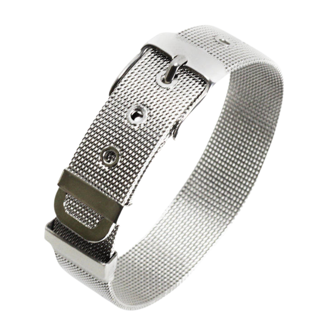 Modern Faith Stainless Steel Crucifix Bracelet – Adjustable, Unisex Design