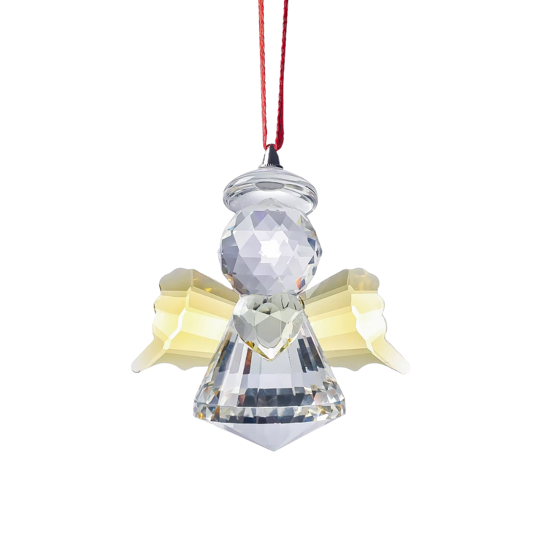 Crystal Angel Hanging Ornament Figurine - 3 Styles