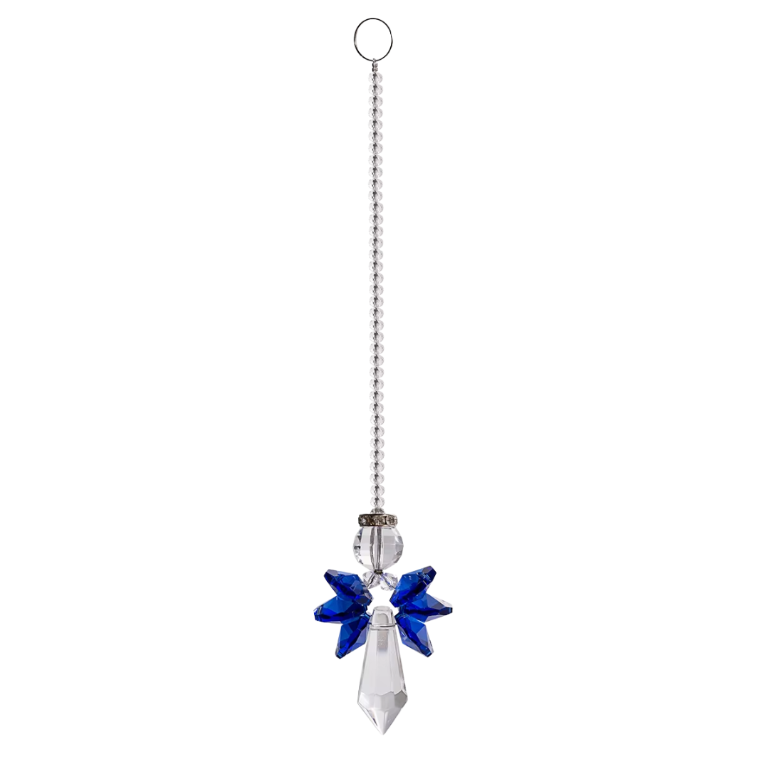 Angel Hanging Ornament – Radiant Premium Faceted Crystal with Delicate Design