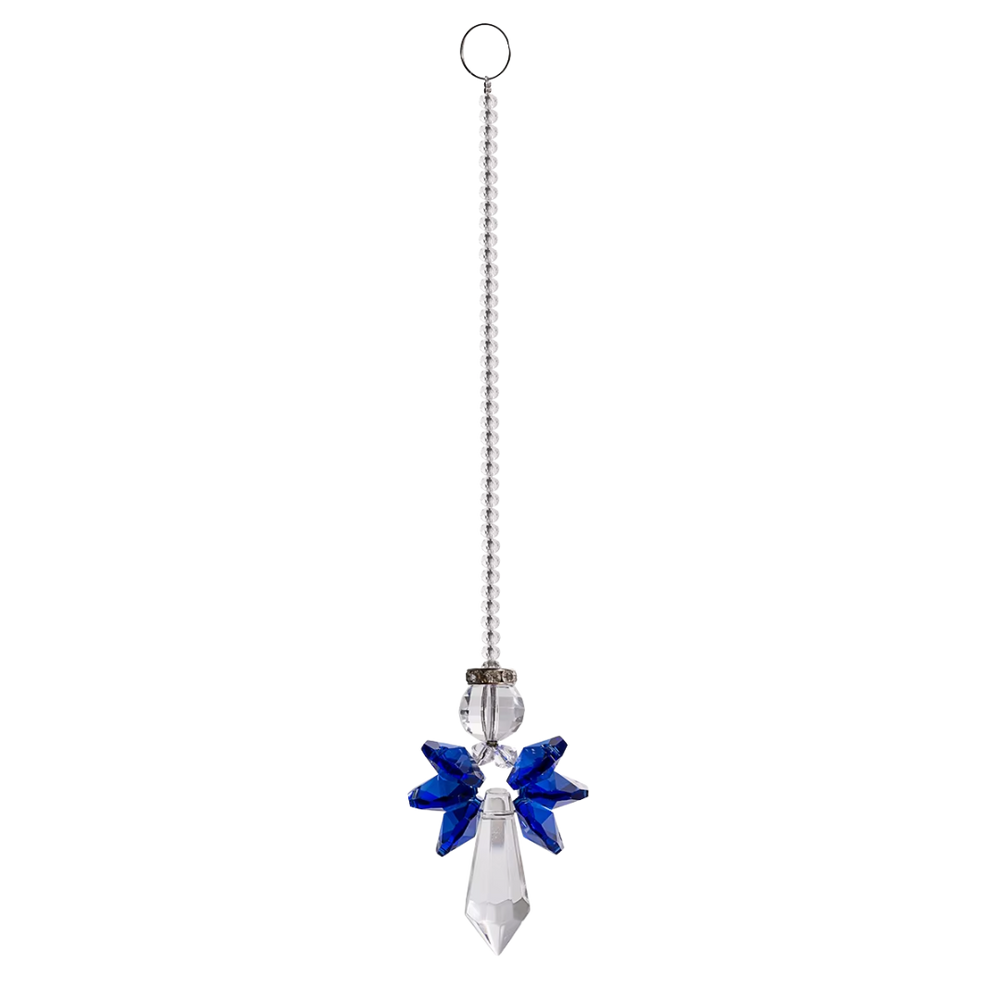 Angel Hanging Ornament – Radiant Premium Faceted Crystal with Delicate Design