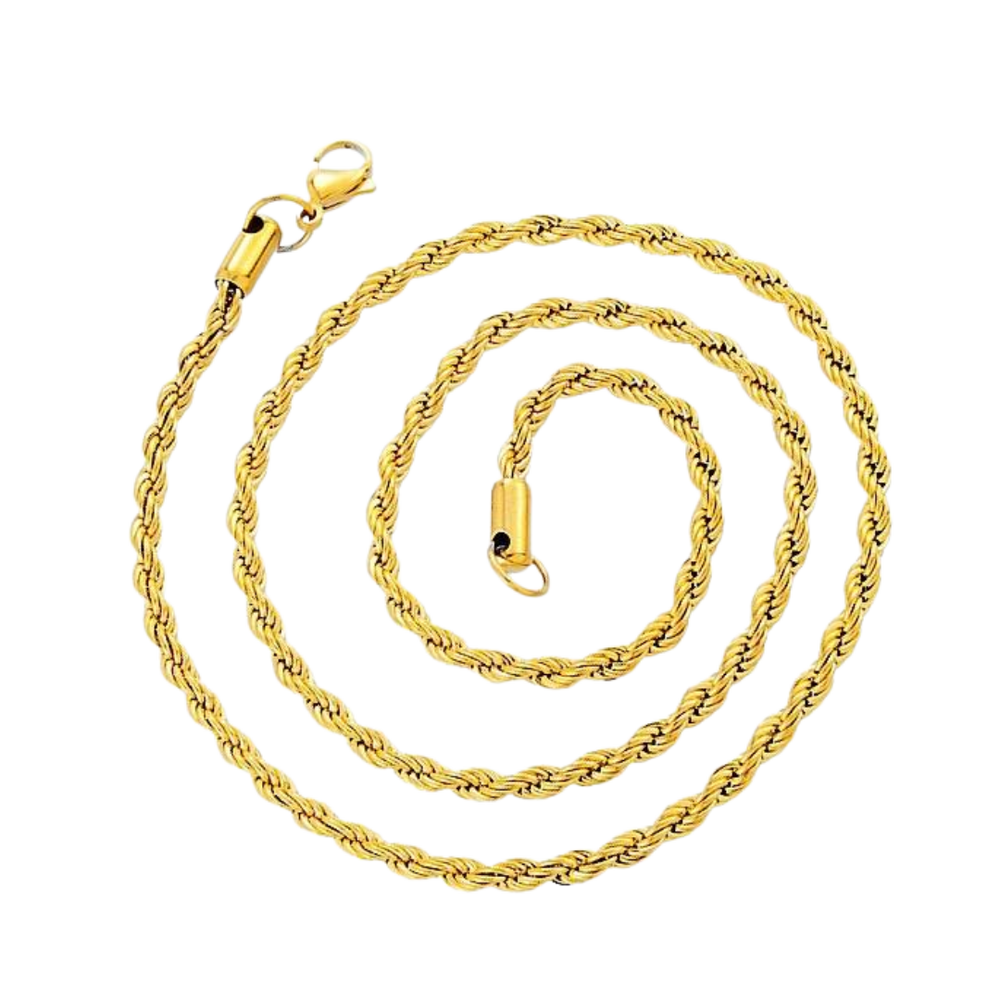 18K Gold-Plated Oval Pendant Necklace – 2 styles available (61cm chain)