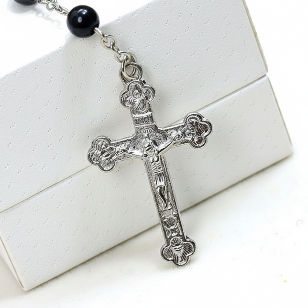 Catholic Rosary with Crucifix – Pack of 10 (Available in 3 Colours)
