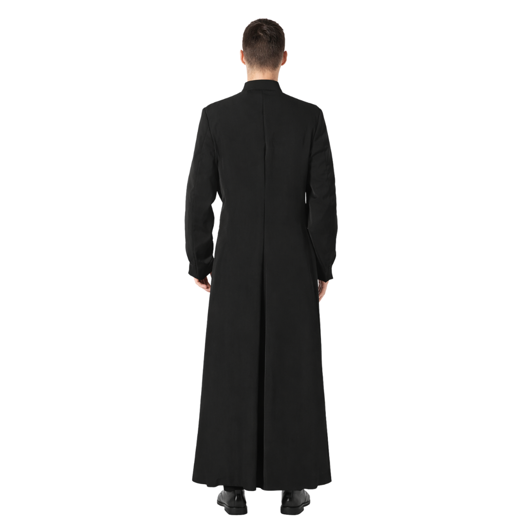 Black Roman Cassock (5 Sizes Available)