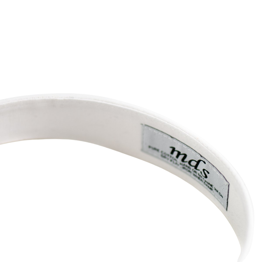 Linen Neckband Fabric Collar – Handmade (3.8 cm Height)