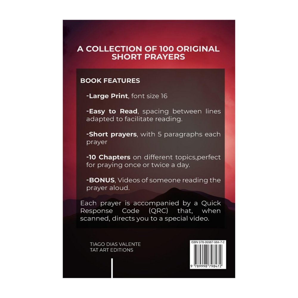 Catholic Prayers for Seniors: A collection of 100 original Short Prayers in Large Print, Easy to Read.