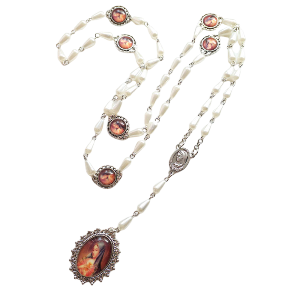 White Rosary – First Communion & Baptism Gift