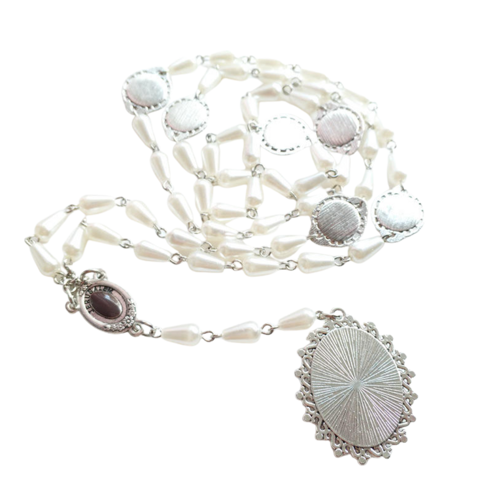 White Rosary – First Communion & Baptism Gift