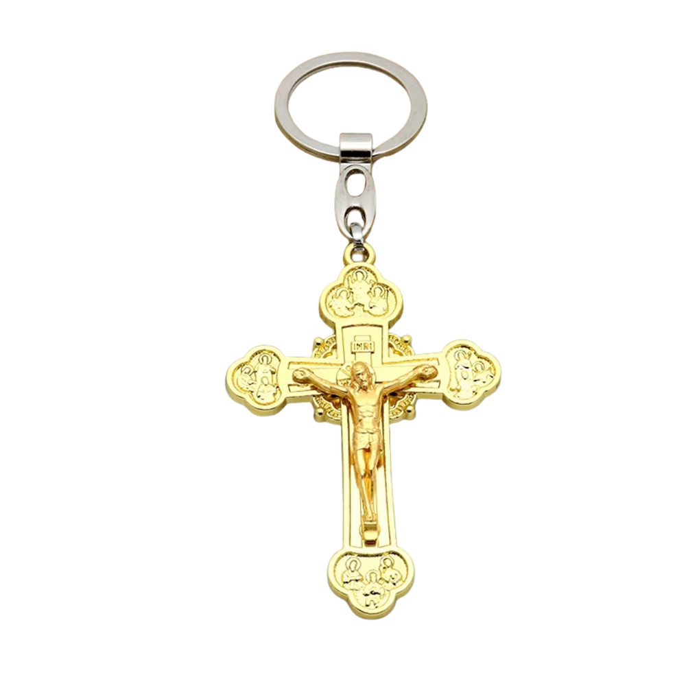 Catholic Crucifix Keychain – Religious Keepsake