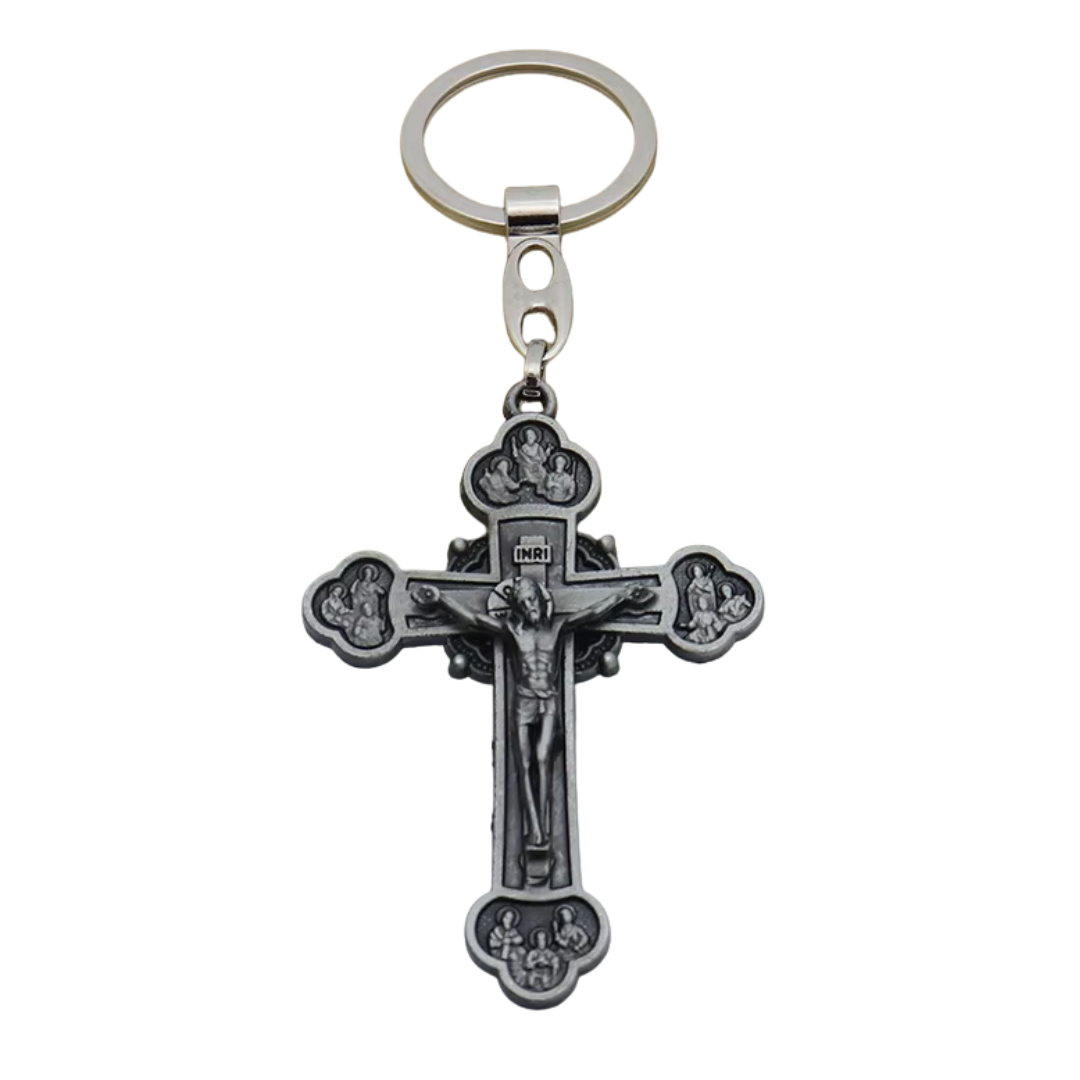 Catholic Crucifix Keychain – Religious Keepsake