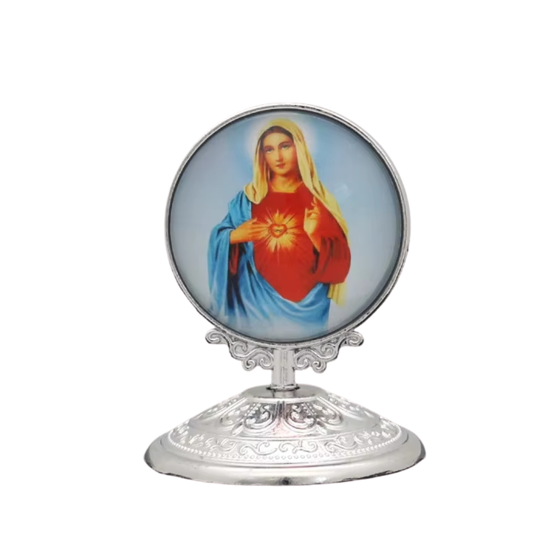 Sacred Heart Mini Statues – Jesus and Mary