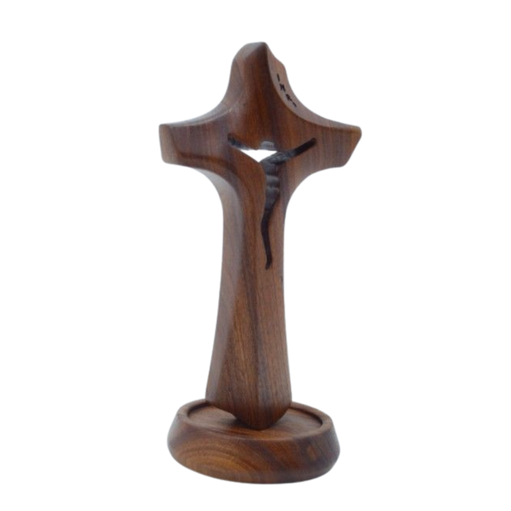 Wooden Crucifix Stand