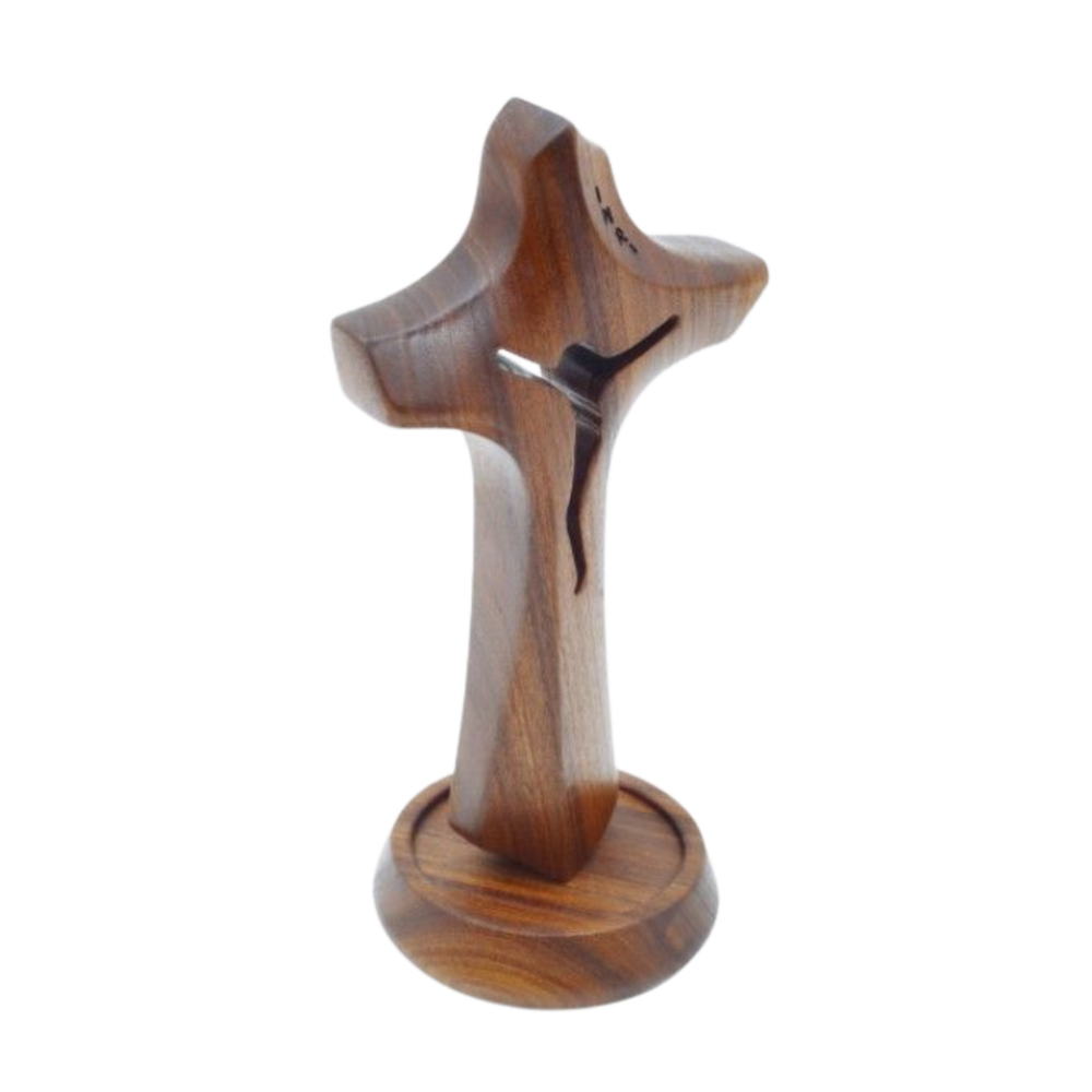 Wooden Crucifix Stand
