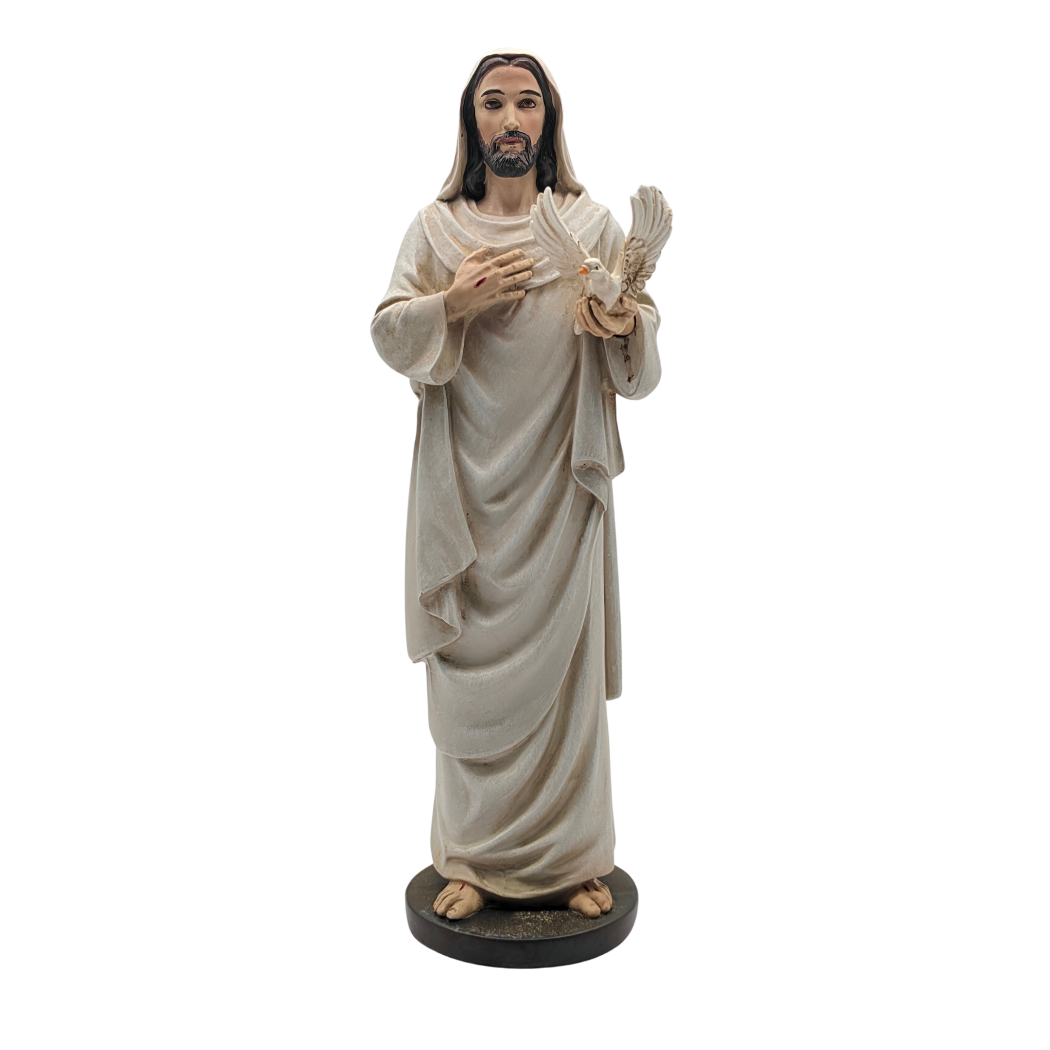 The Holy Spirit Ornamental Statue Figurine - Hand Painted Resin - Large (22cm)